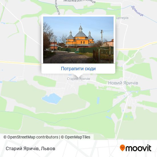 Карта Старий Яричів
