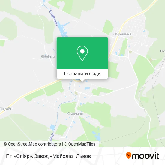 Карта Пп «Оліяр», Завод «Майола»