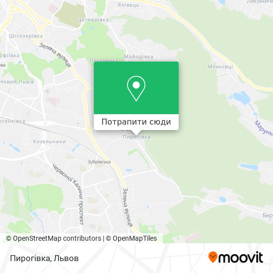 Карта Пирогівка