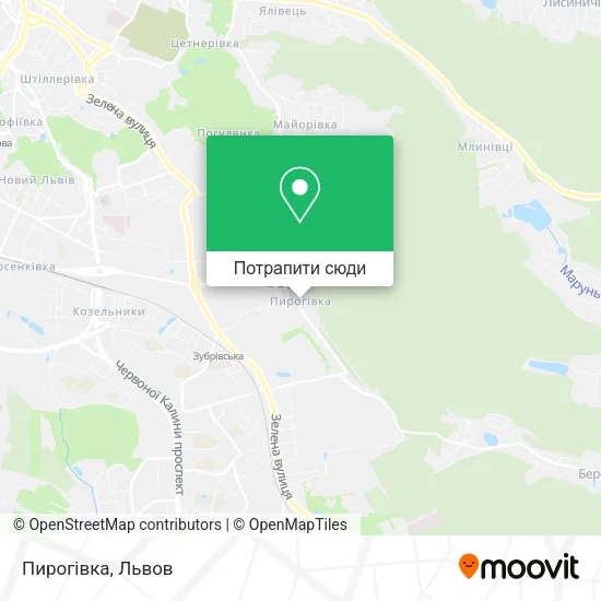 Карта Пирогівка