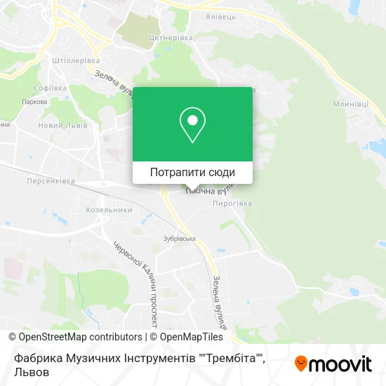 Карта Фабрика Музичних Інструментів ""Трембіта""