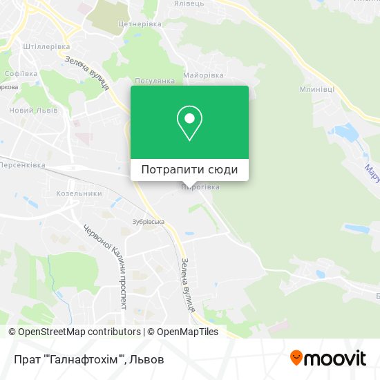 Карта Прат ""Галнафтохім""