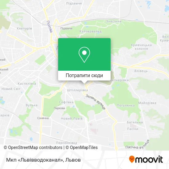 Карта Мкп «Львівводоканал»