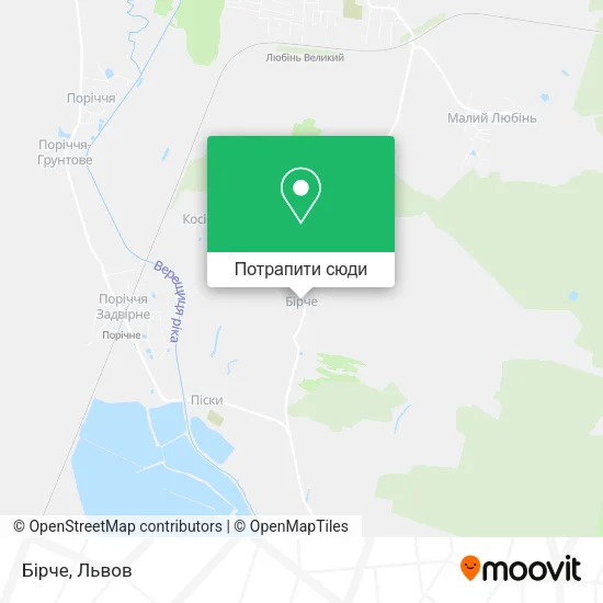Карта Бірче