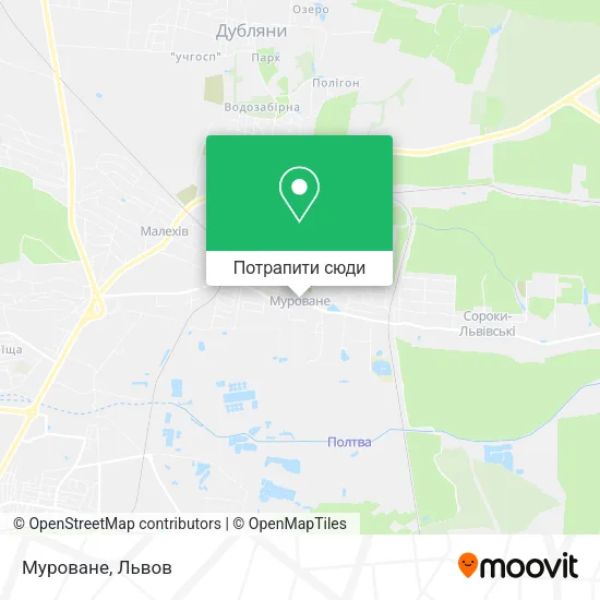 Карта Муроване