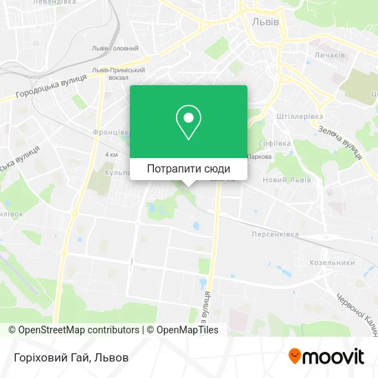 Карта Горіховий Гай