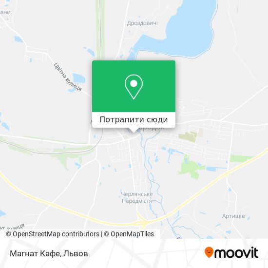 Карта Магнат Кафе