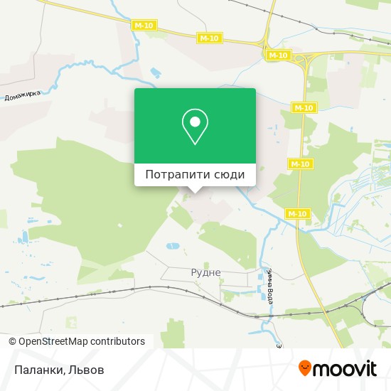 Карта Паланки