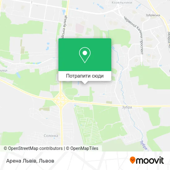 Карта Арена Львів
