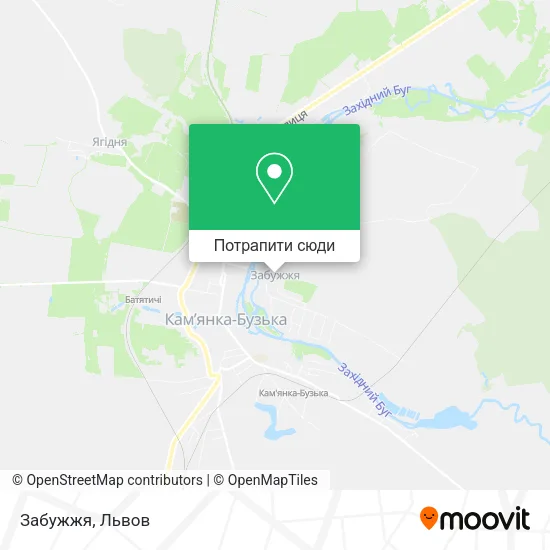 Карта Забужжя