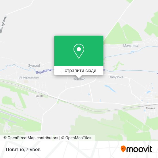 Карта Повітно