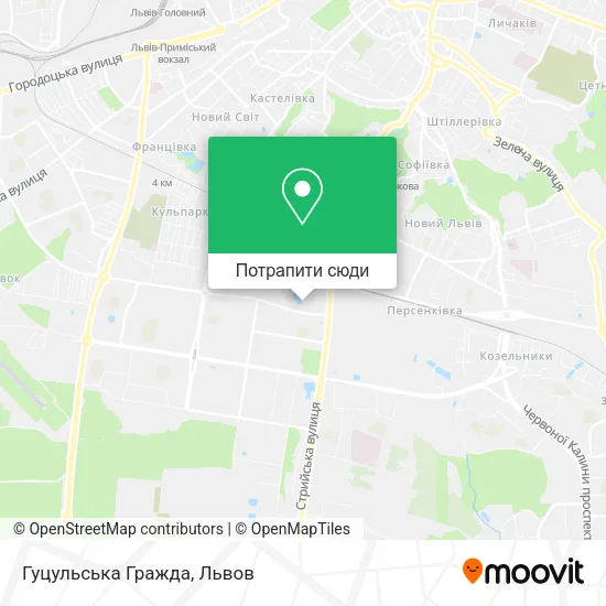 Карта Гуцульська Гражда