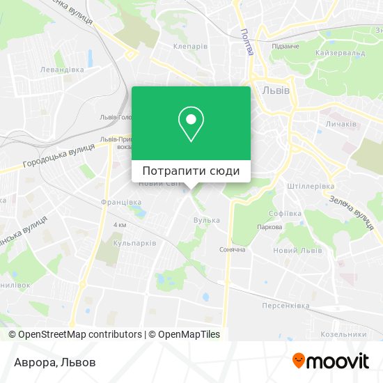 Карта Аврора