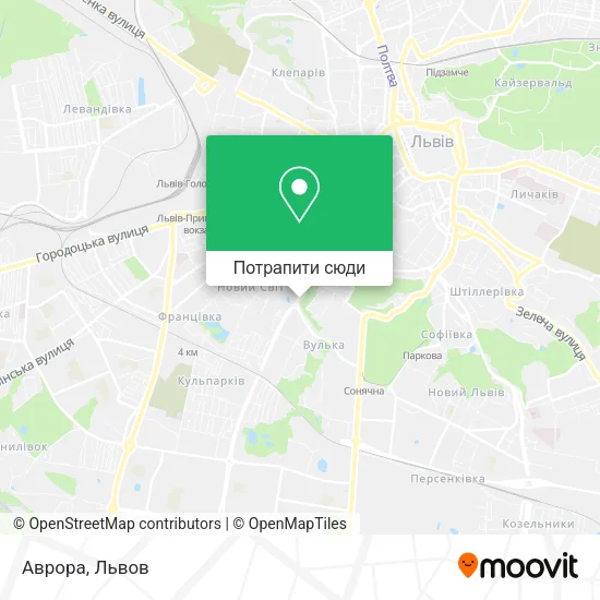 Карта Аврора