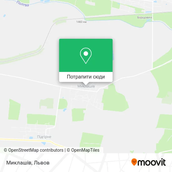 Карта Миклашів