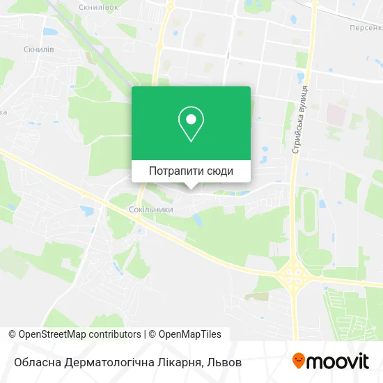 Карта Обласна Дерматологічна Лікарня