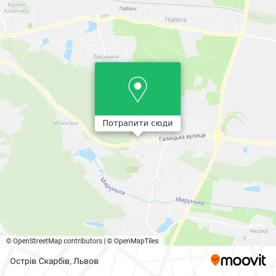 Карта Острів Скарбів