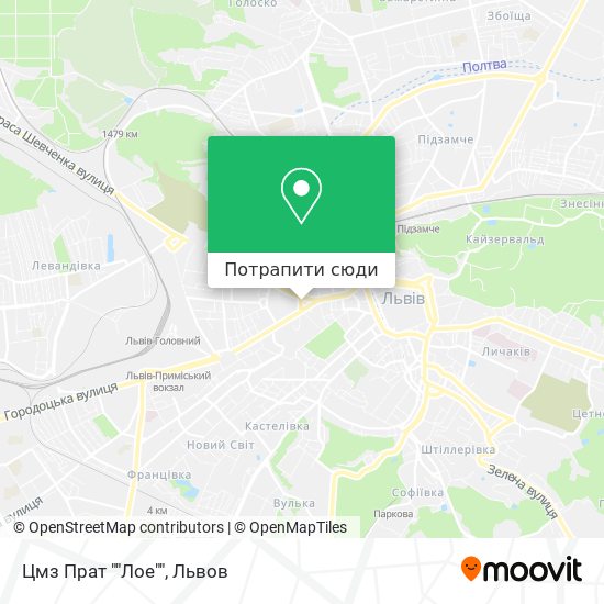 Карта Цмз Прат ""Лое""