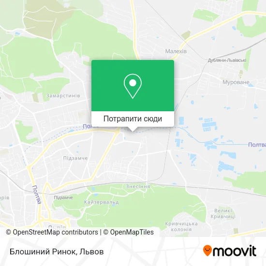 Карта Блошиний Ринок