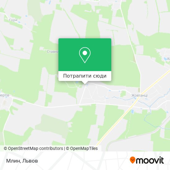 Карта Млин