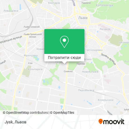 Карта Jysk