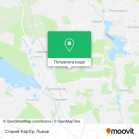 Карта Старий Кар'Єр