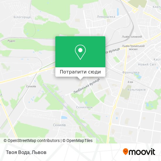 Карта Твоя Вода