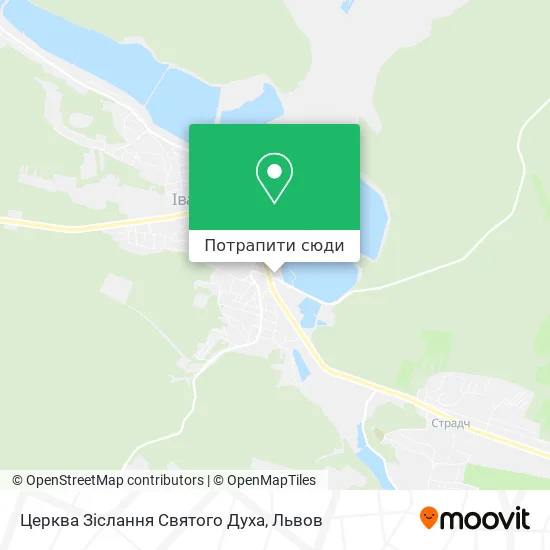 Карта Церква Зіслання Святого Духа