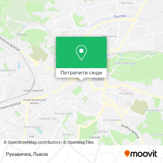 Карта Рукавичка