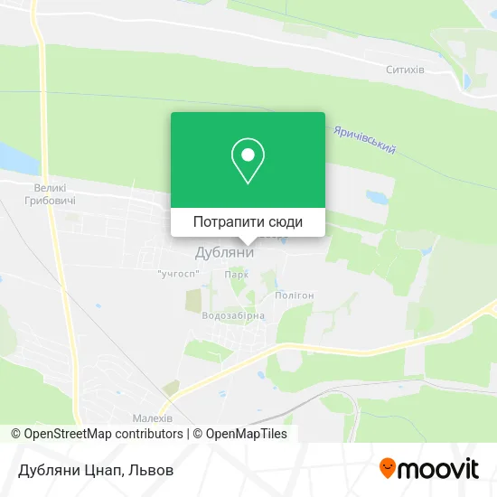 Карта Дубляни Цнап