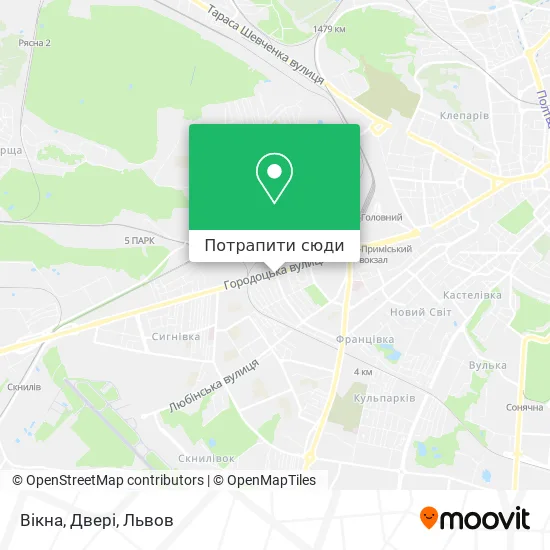 Карта Вікна, Двері