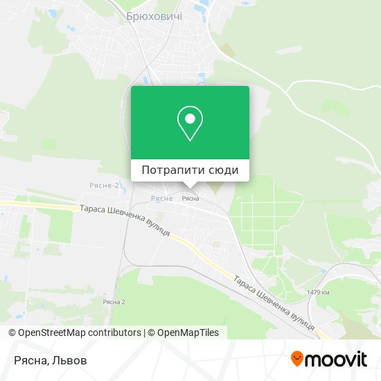 Карта Рясна