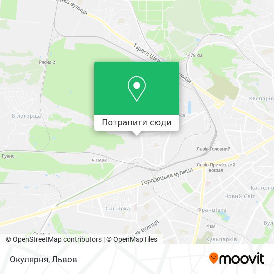 Карта Окулярня