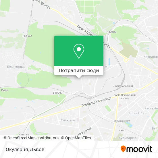 Карта Окулярня