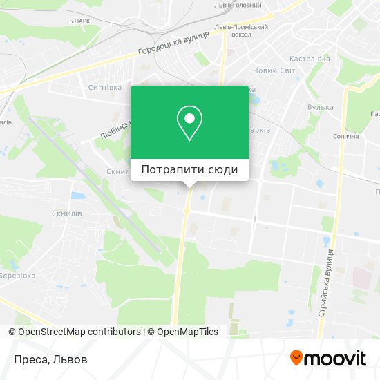 Карта Преса