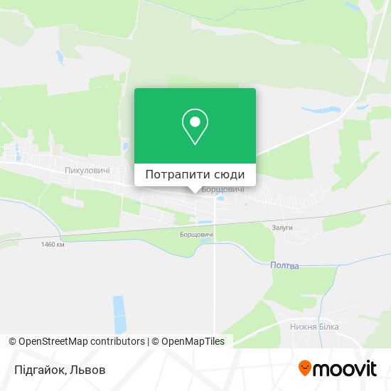 Карта Підгайок