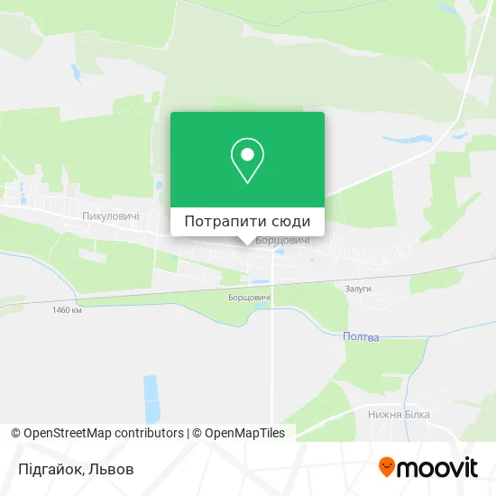 Карта Підгайок