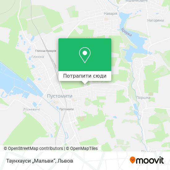 Карта Таунхауси „Мальви“