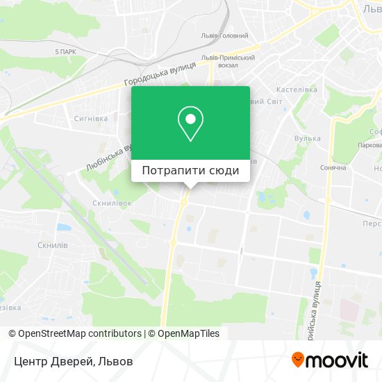 Карта Центр Дверей