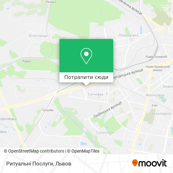 Карта Ритуальні Послуги