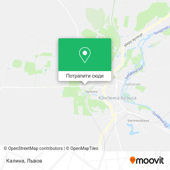 Карта Калина