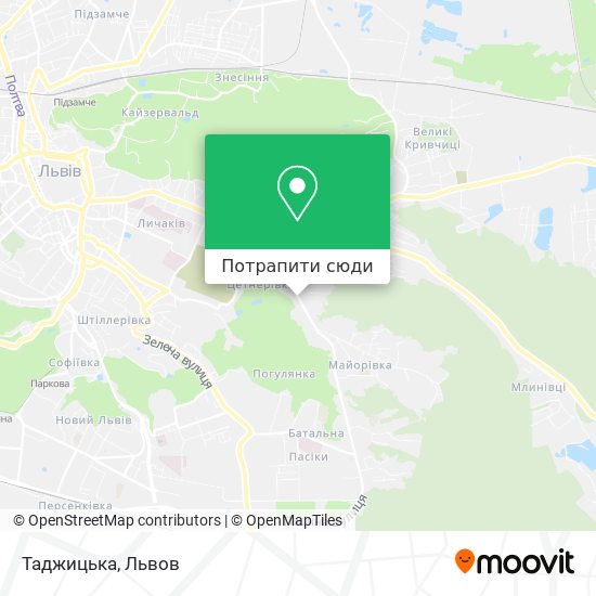 Карта Таджицька