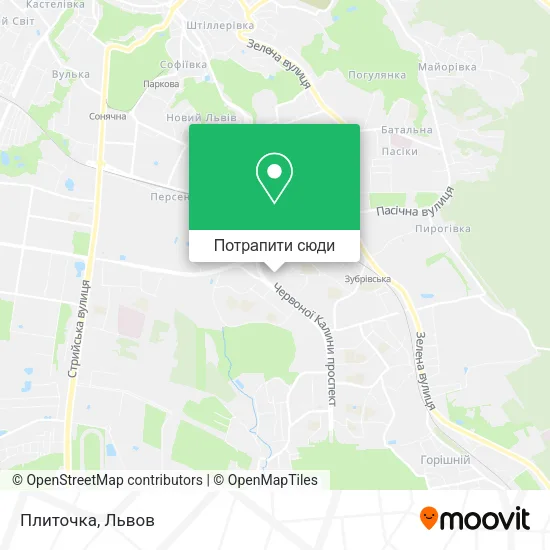 Карта Плиточка