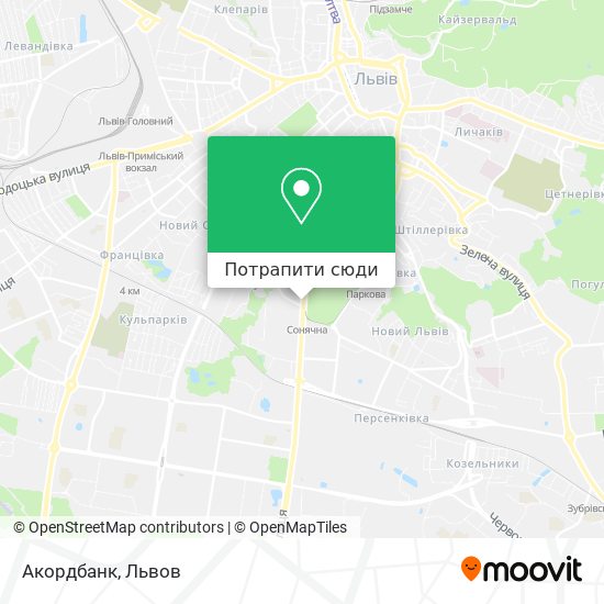 Карта Акордбанк