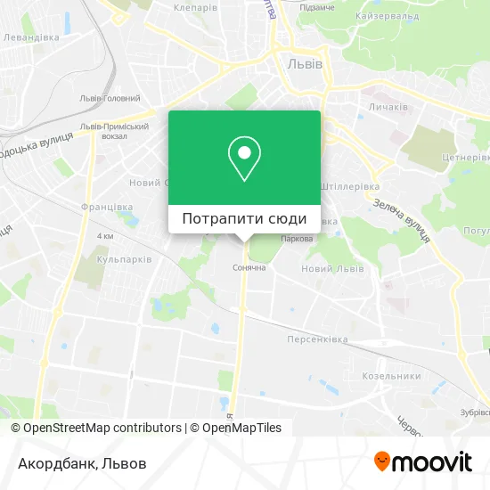 Карта Акордбанк