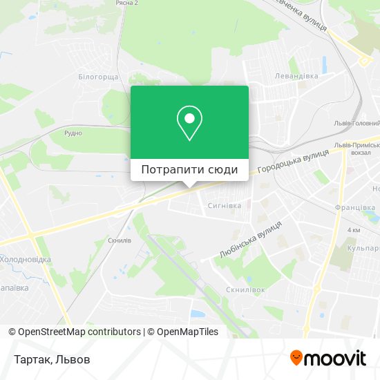Карта Тартак