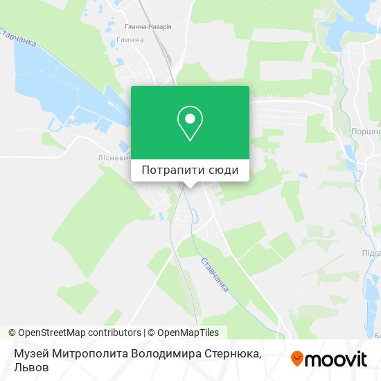 Карта Музей Митрополита Володимира Стернюка