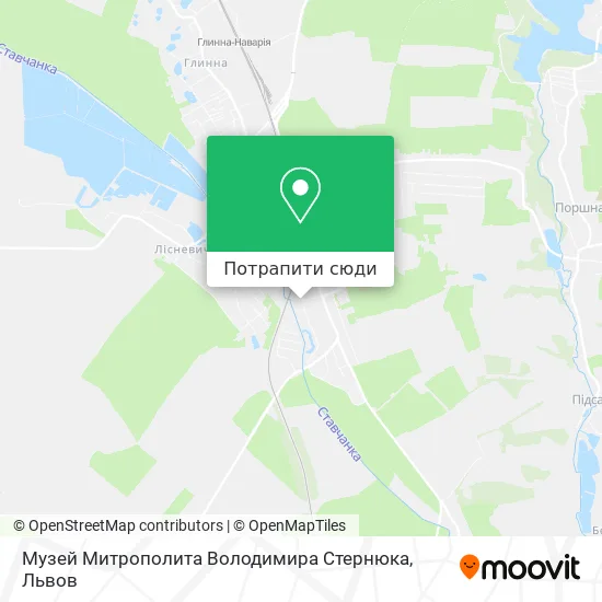 Карта Музей Митрополита Володимира Стернюка