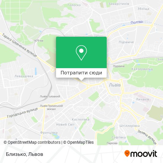 Карта Близько
