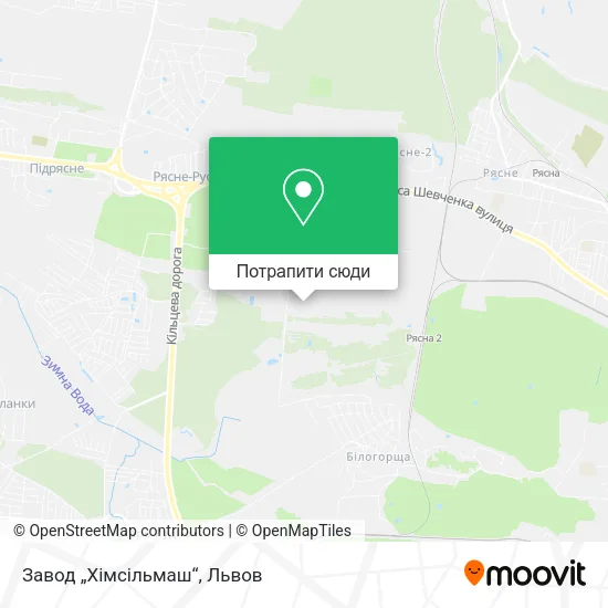 Карта Завод „Хімсільмаш“